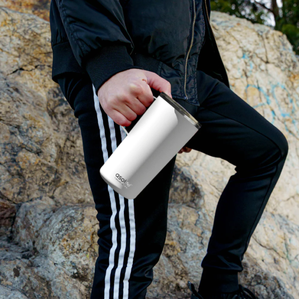 ⁦Tower Mug ספל תרמי - גוון לבן⁩ – תמונה ⁦3⁩