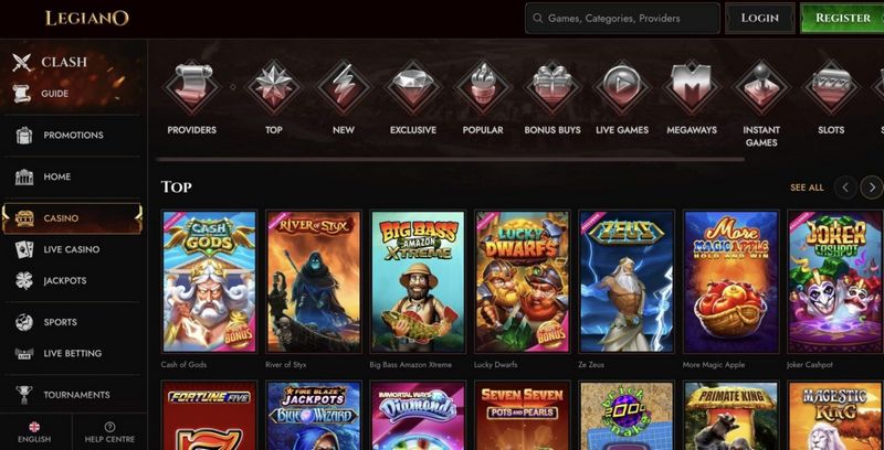 Análise do Cassino Online Legiano